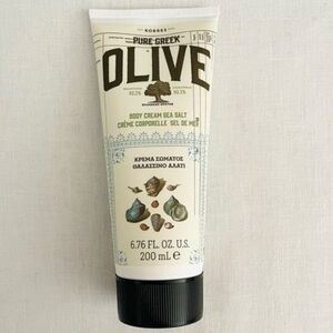 Korres Pure Greek Olive Body Cream Sea Salt 6.75 FL OZ Hydrating Cream - New